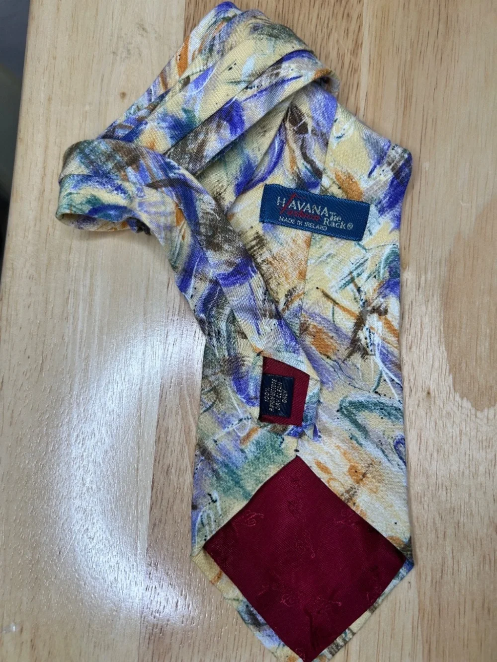 Vintage Havana ties viscose
