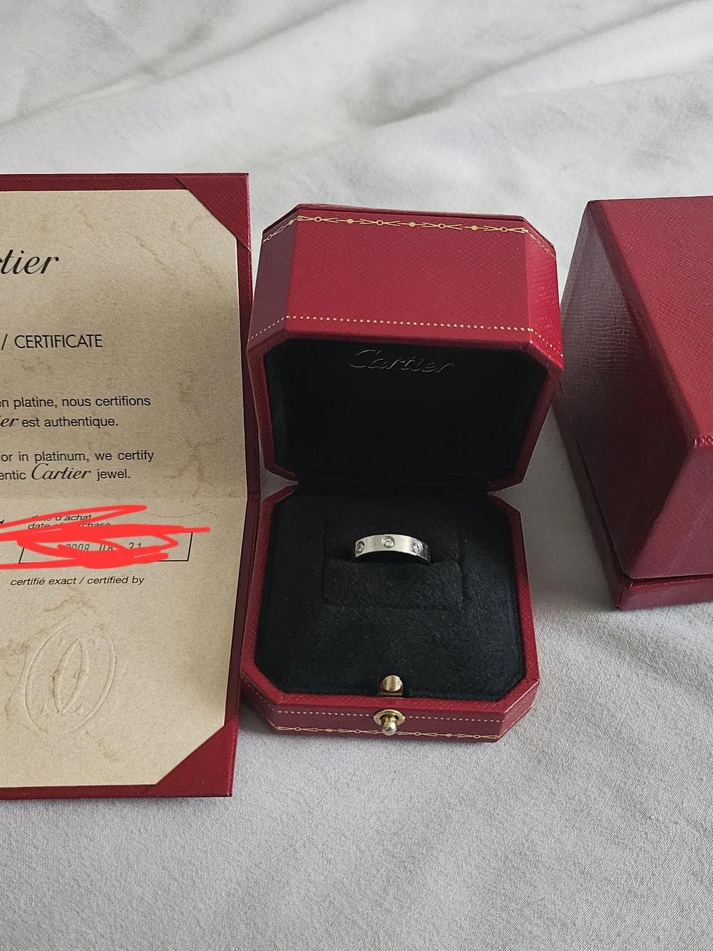 Cartier signature love