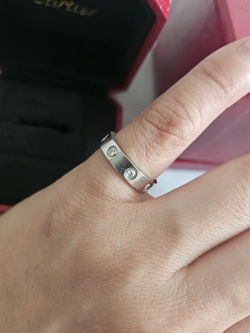 Cartier signature love