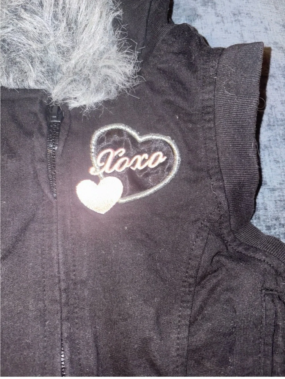 XOXO sleeveless black