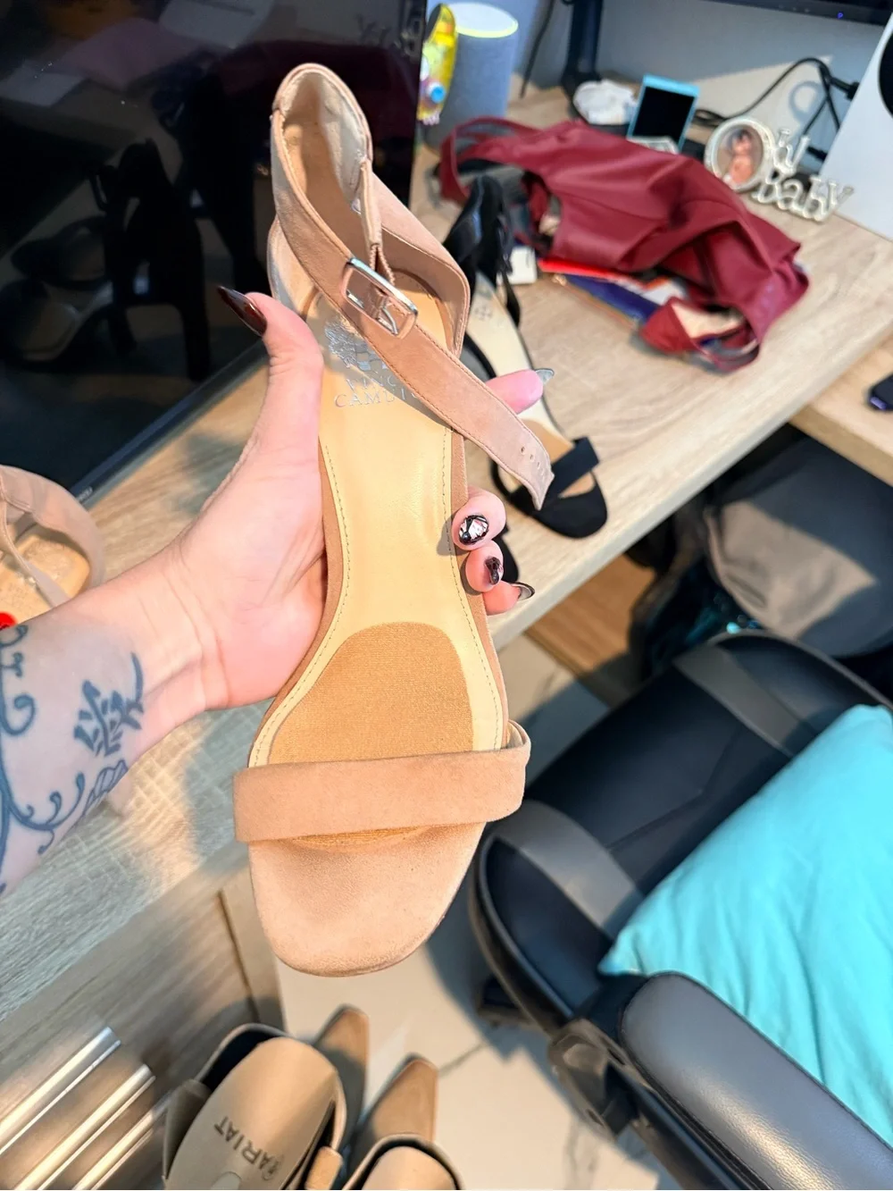 Vince Camuto elegant blush