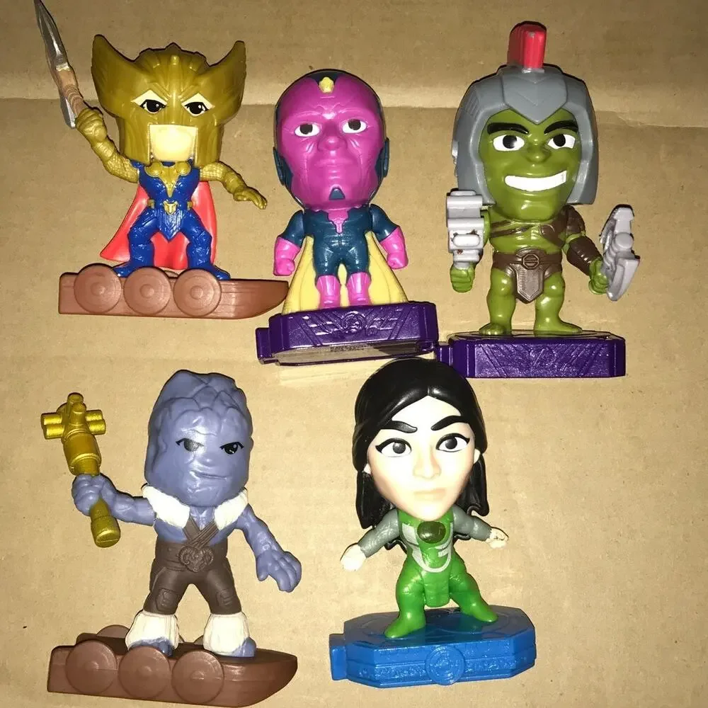 McDonalds 5 Figure Marvel Lot Happy Meal Toys Collectibles Stocking Stuffers