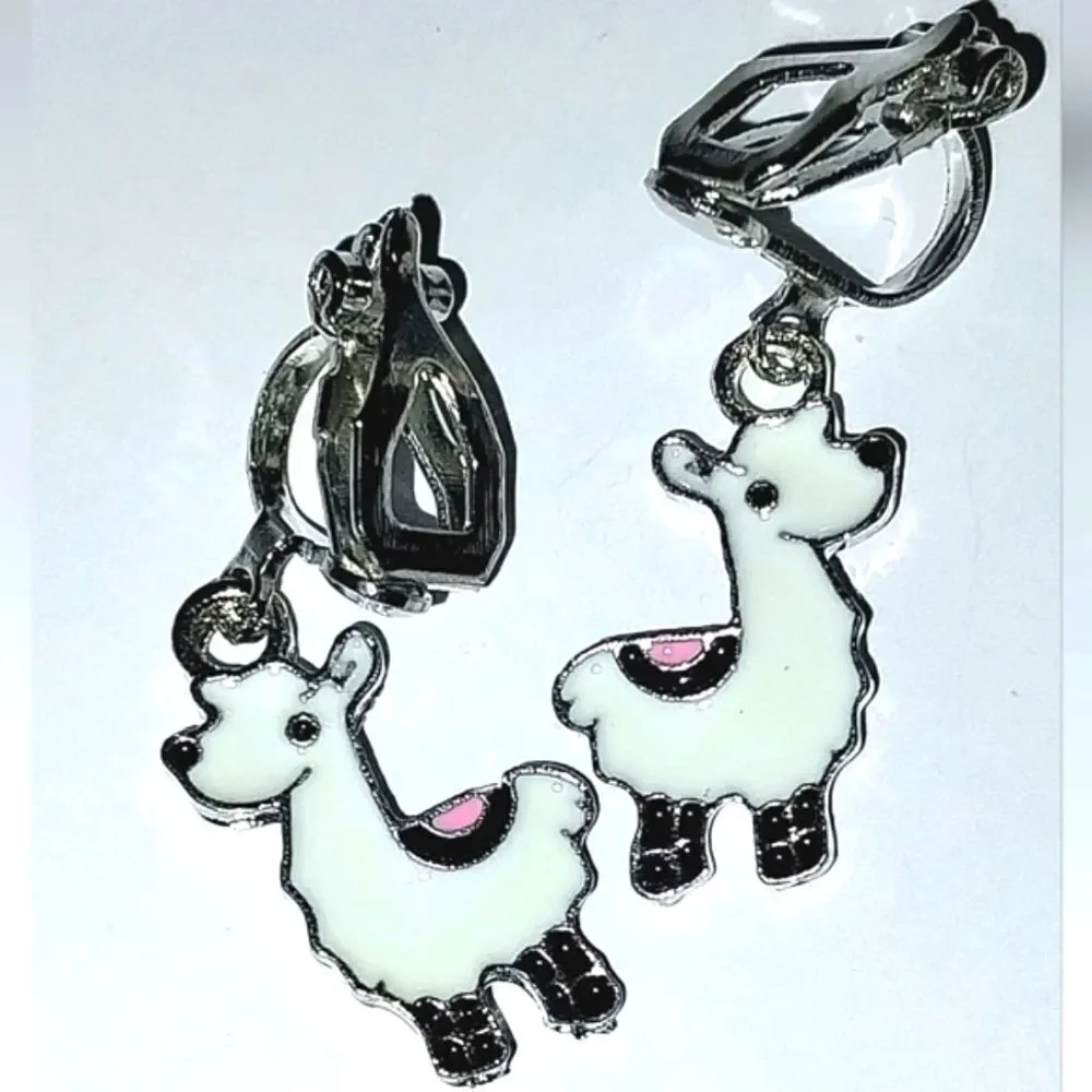 Super cute kid's fashion clip-on earrings