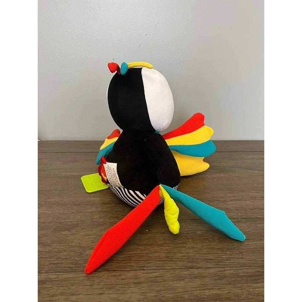 Dolce Primo Toucan Sensory Activity Plush Toy Teether Crinkle Squeak‎ 12