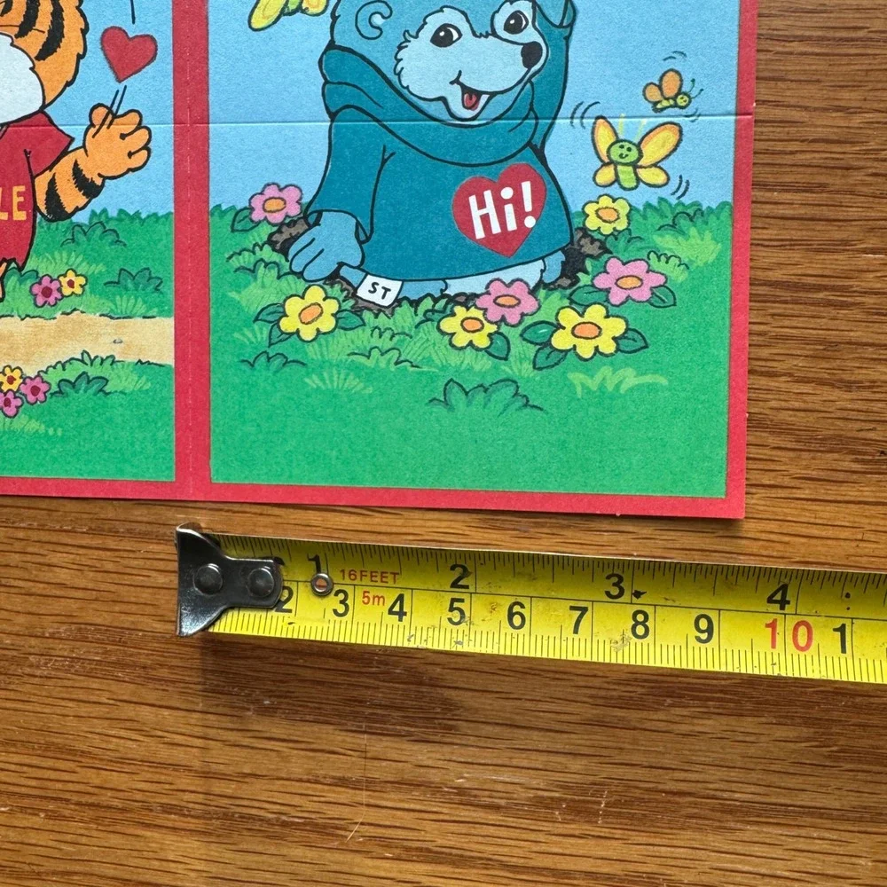 Vintage‎ 1982 Shirt Tales Fun Fold Valentines Ambassador Hallmark