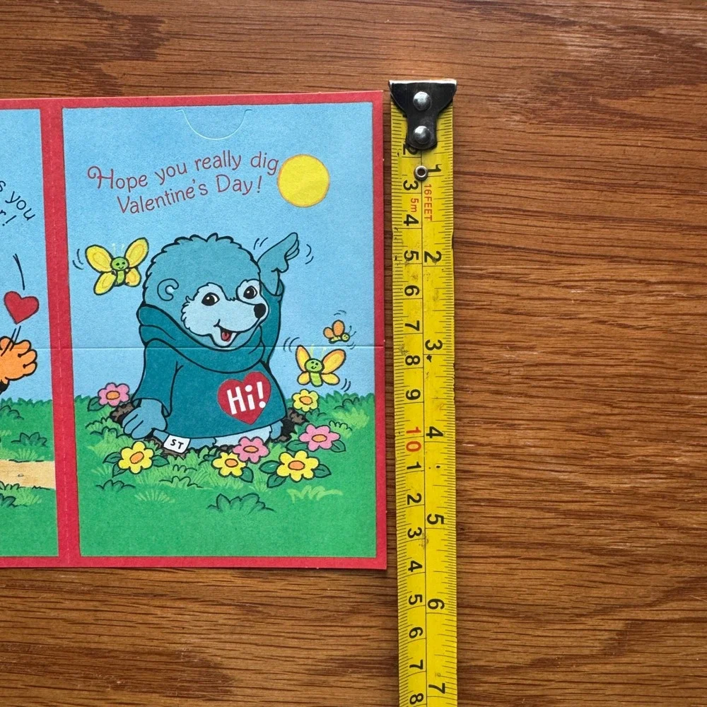 Vintage‎ 1982 Shirt Tales Fun Fold Valentines Ambassador Hallmark