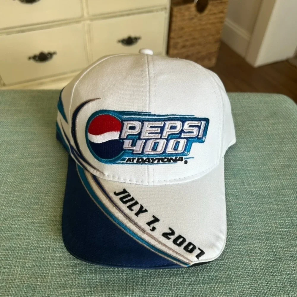 NWT Vintage Nascar‎ Pepsi 400 at Daytona Hat July 7 2007 Embroidered Strapback