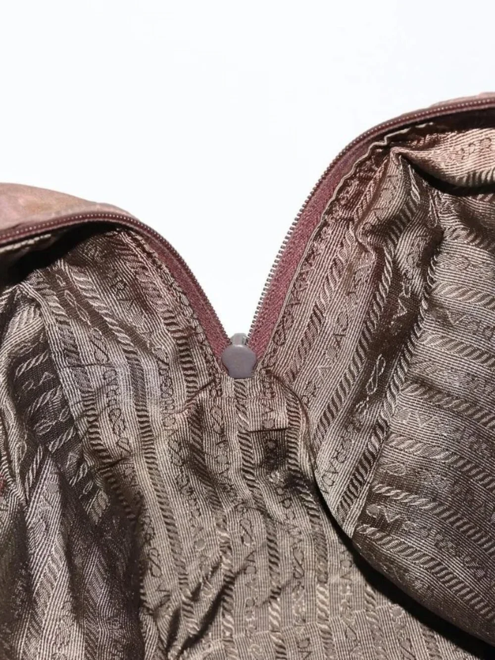 Prada brand	prada color	brown