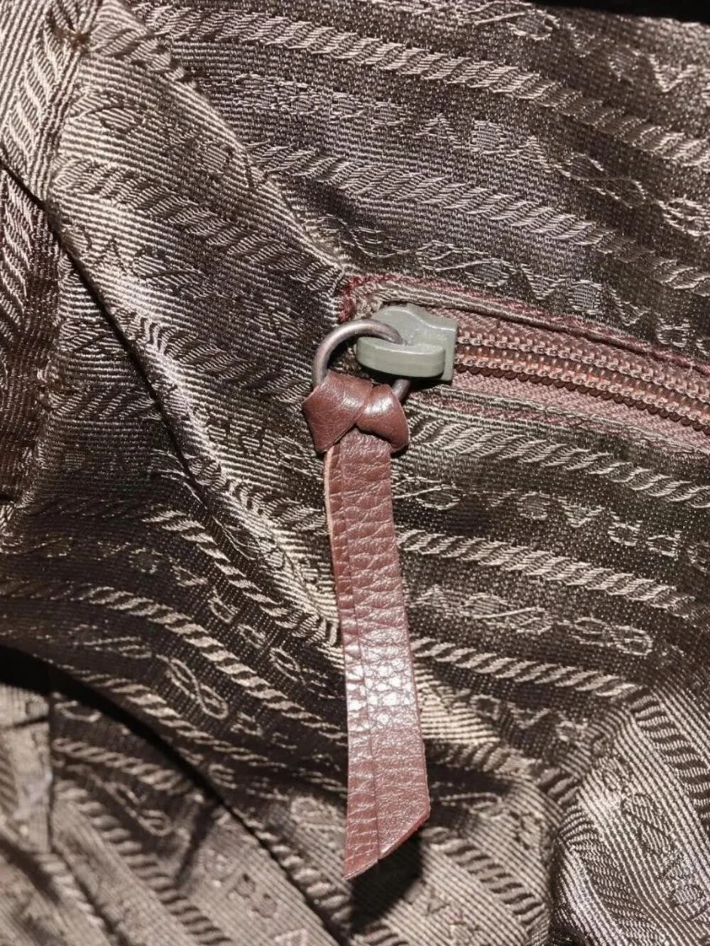 Prada brand	prada color	brown