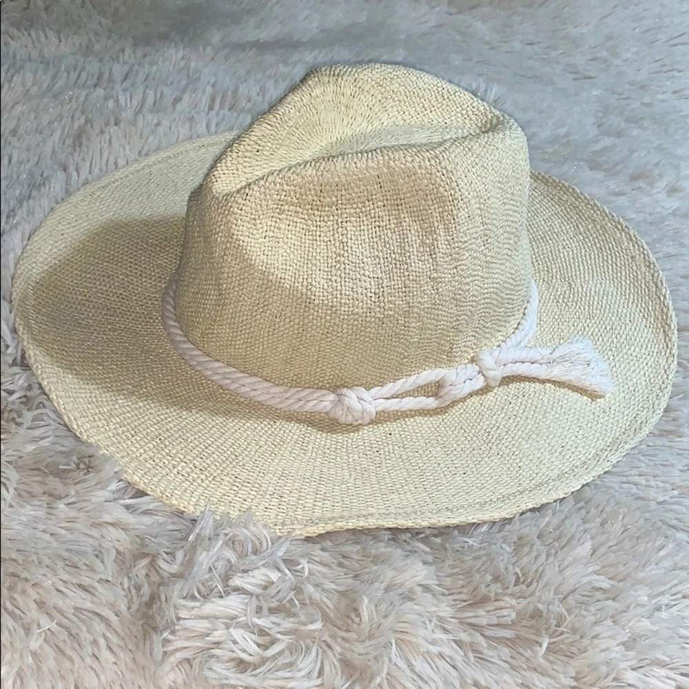 Brixton Natural Straw Fedora Hat