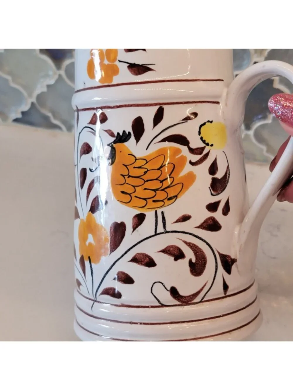 Handmade vintage chicken