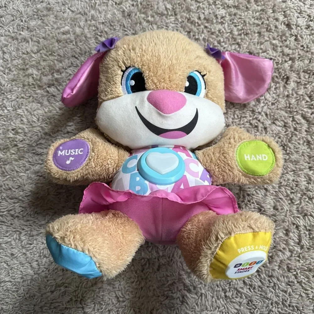 Fisher Price Laugh Learn Smart Stages Sis Plush Puppy Toy FDF22 Musical
