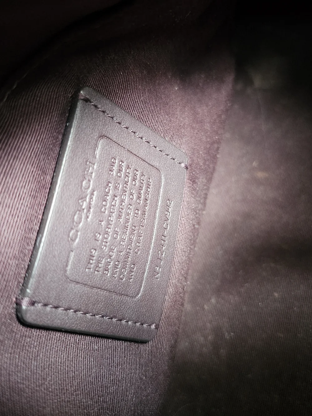 Coach red patent