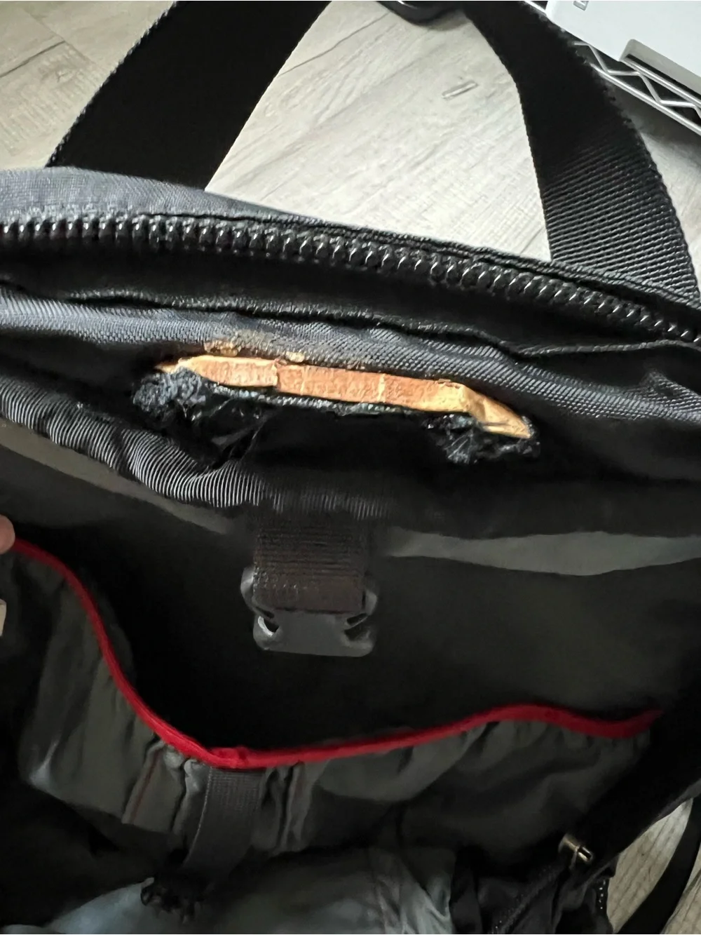 The North Face rigid ripstop