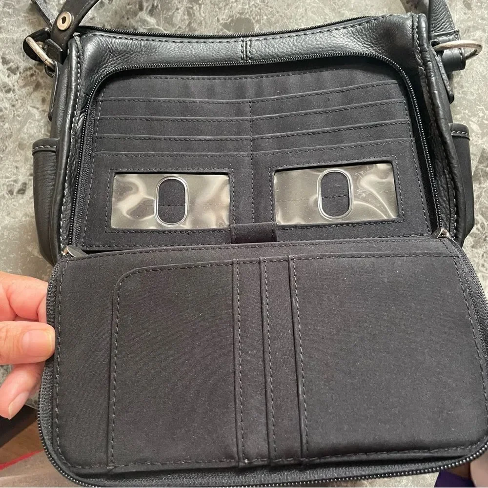Fossil leather bag