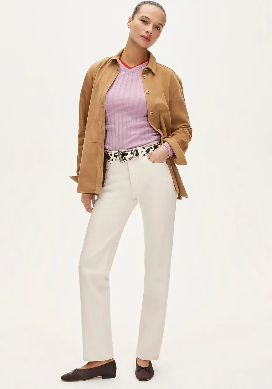 J Crew Western Straight Jeans 26 26P P26 NWT Ecru Cream Wash White CS154