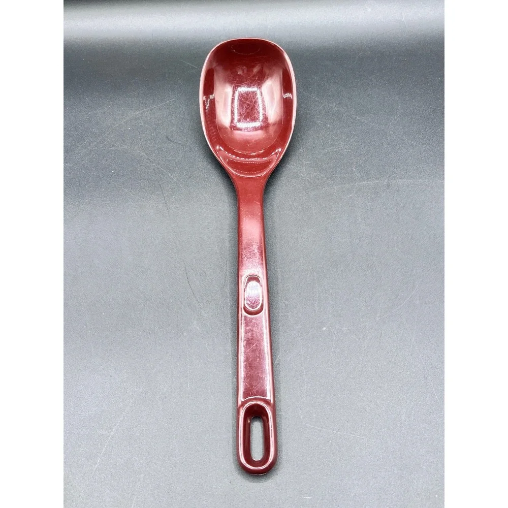 Rubbermaid 7444 Dark Burgundy Brown Plastic Serving Spoon‎ 11.5