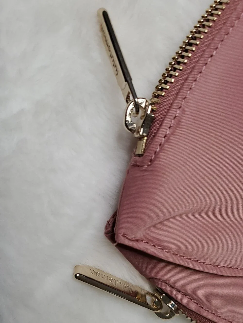 lululemon athletica Dusty Rose Heart Wristlet