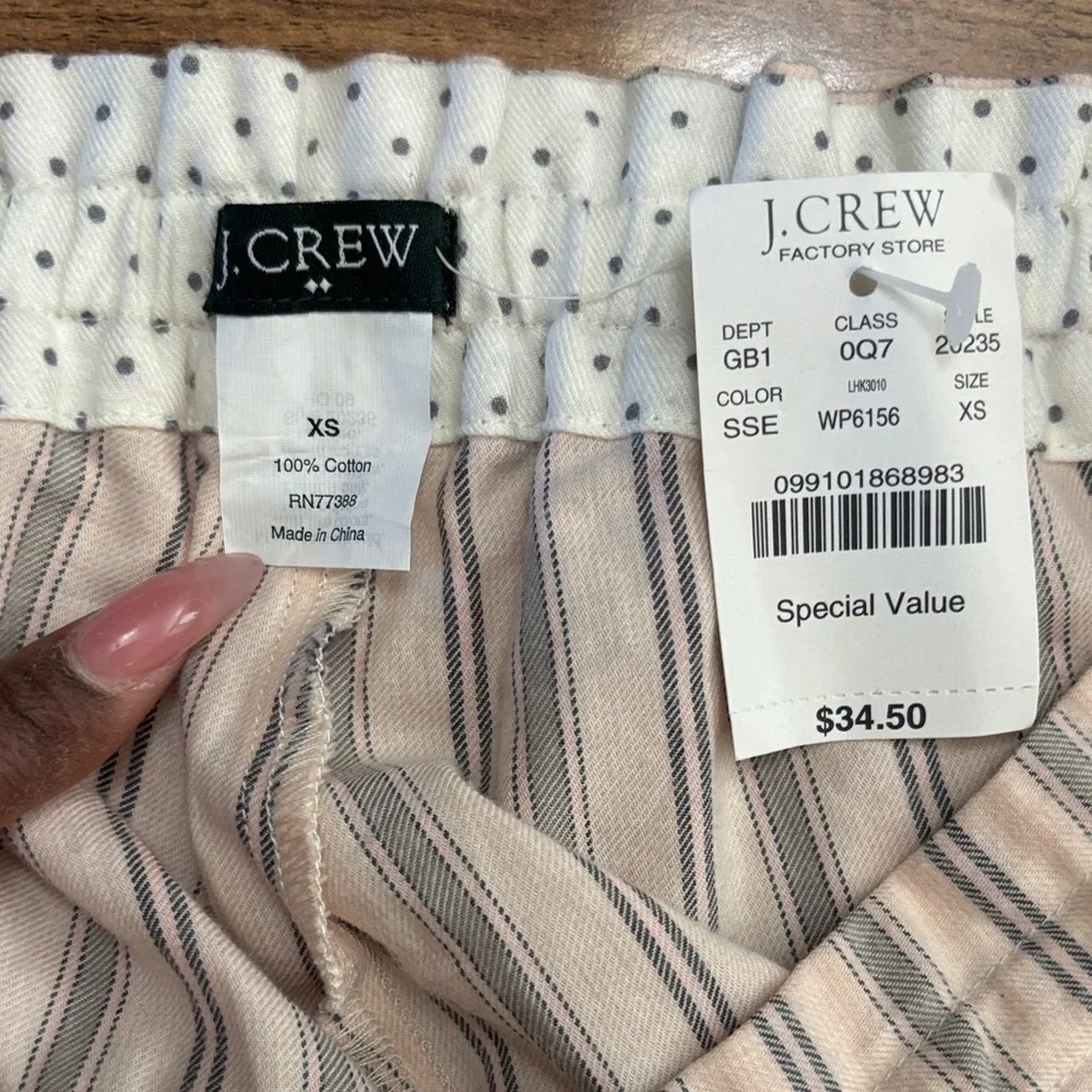 J. Crew stylish striped