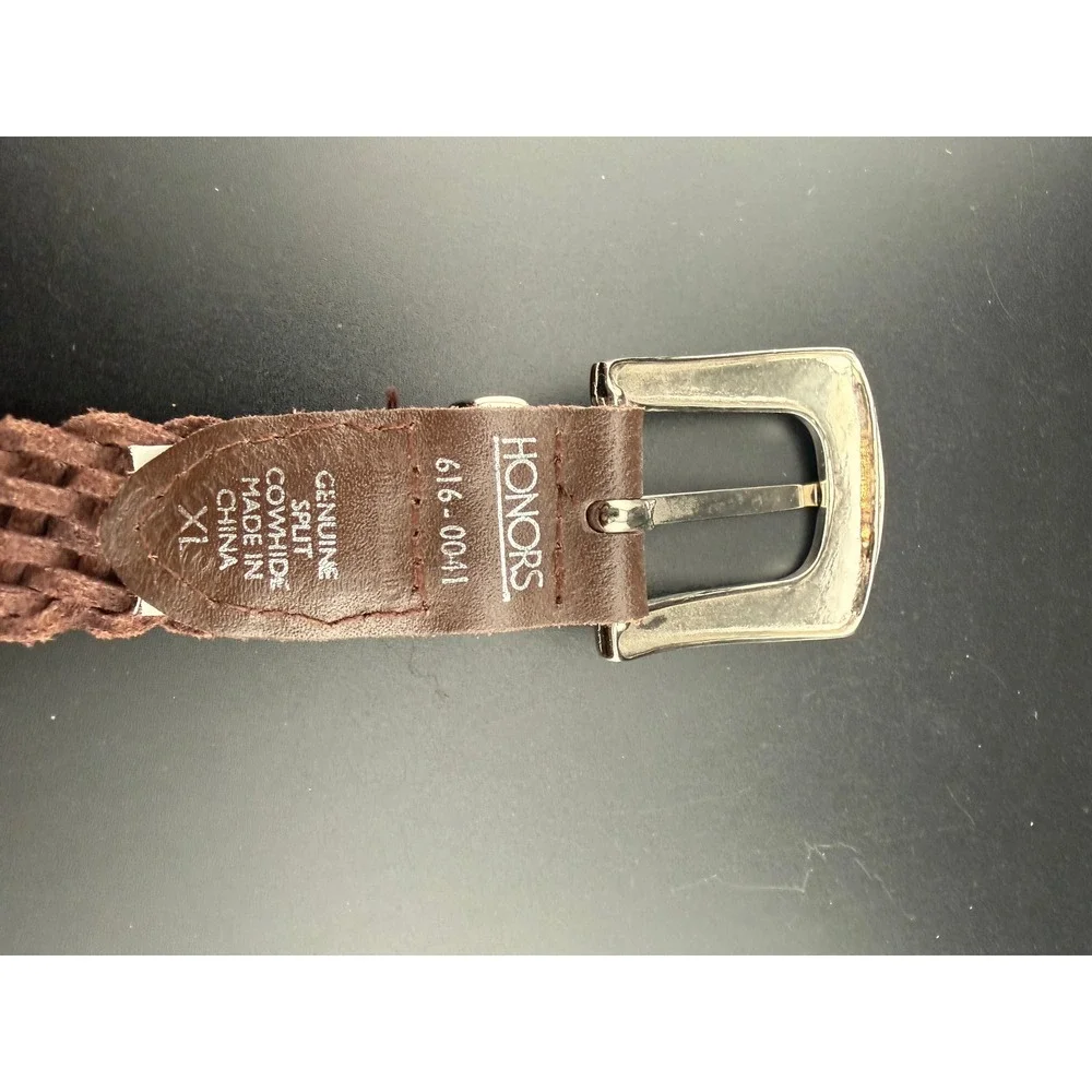 Honors braided belt