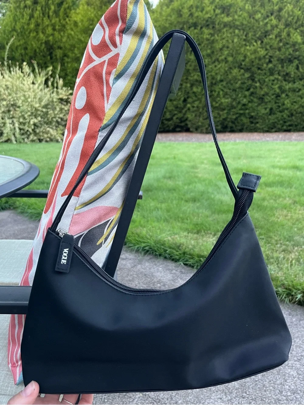Vogue Black Shoulder Purse