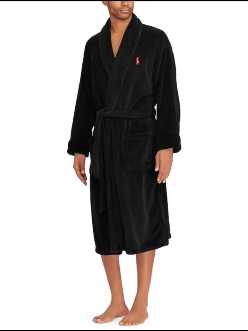 Polo Ralph Lauren Men's Sleepwear Soft Cotton Kimono Velour Robe Size L/XL