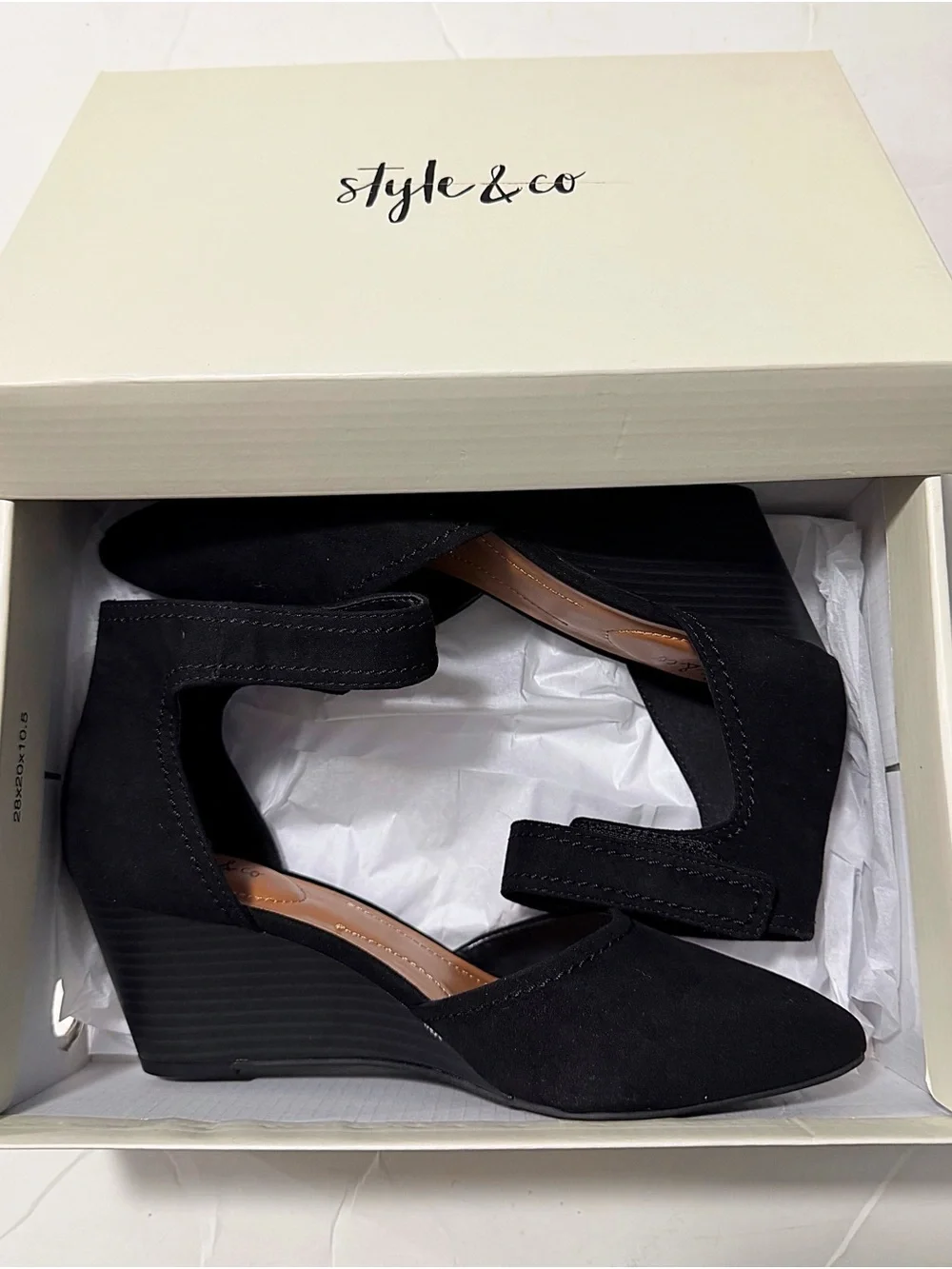 Style & Co. value sandals almond