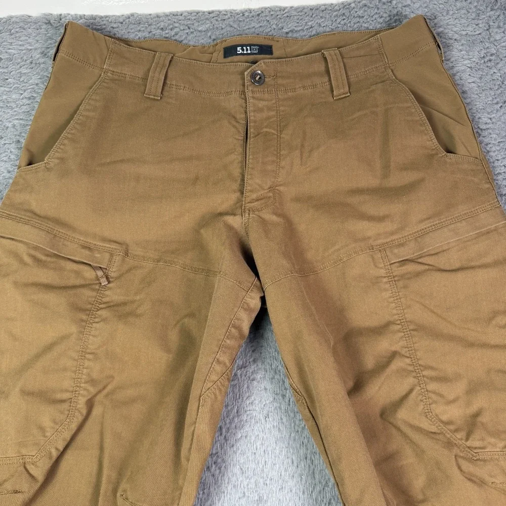 5.11 Tactical Apex Cargo Pants Mens 38x32 Brown Flex Tac Stretch 74434