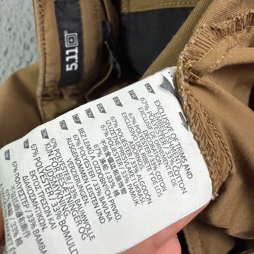 5.11 Tactical hassle inches or
