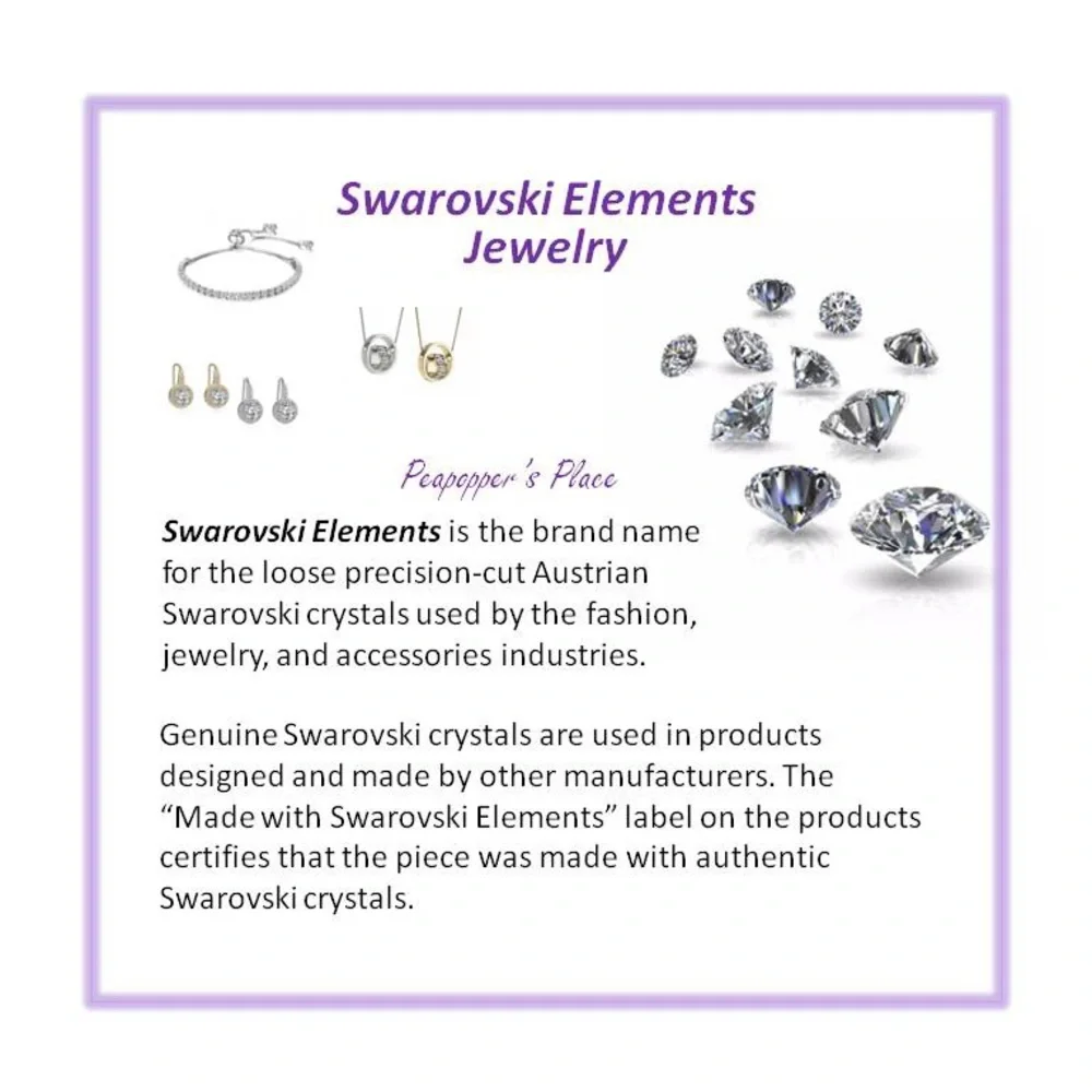 Swarovski crystal element