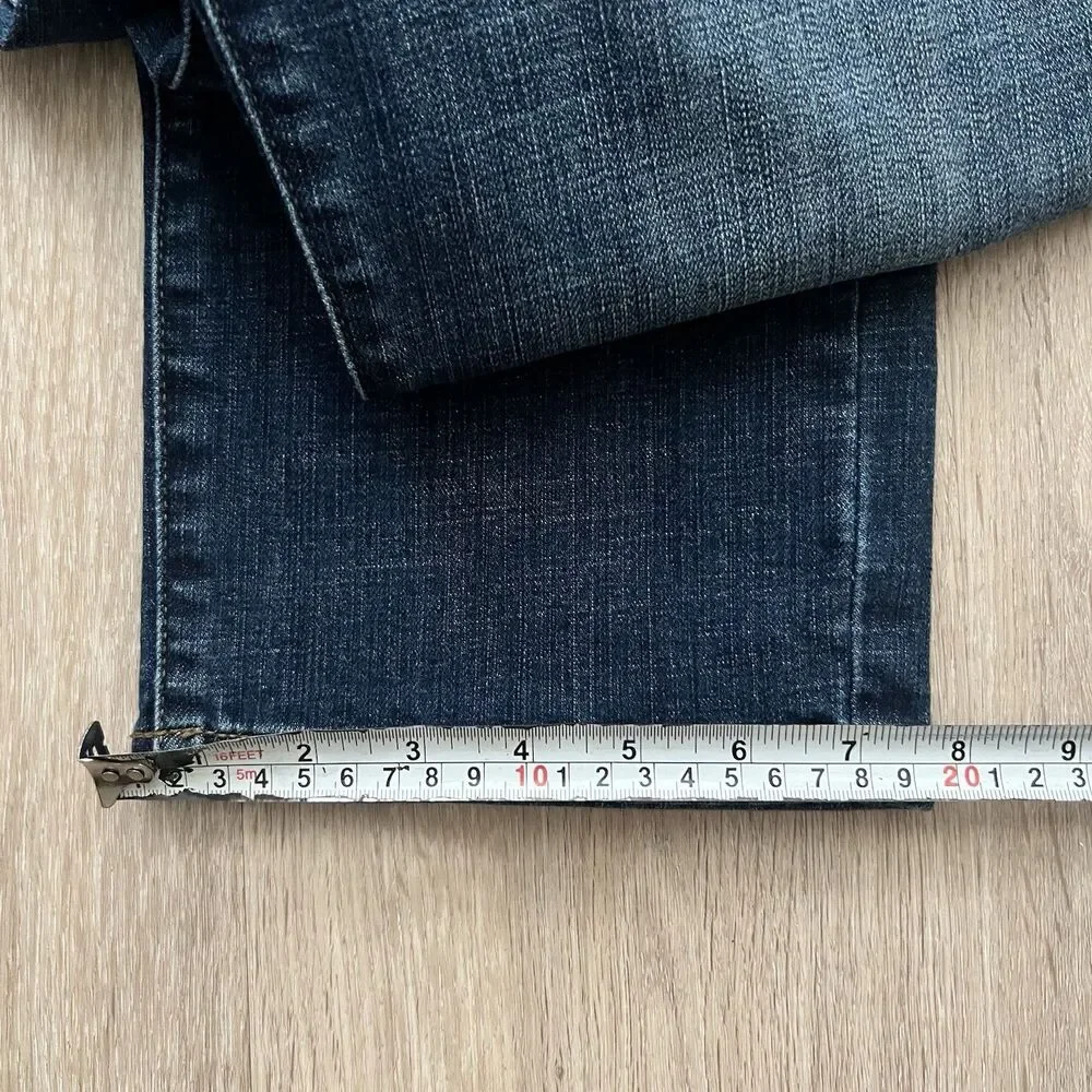 Lucky Brand 221 Straight Leg Mens Blue Jeans Size 34x32 Stretch Denim