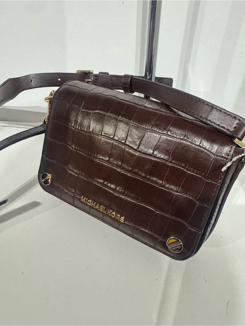 Michael Kors compact croc