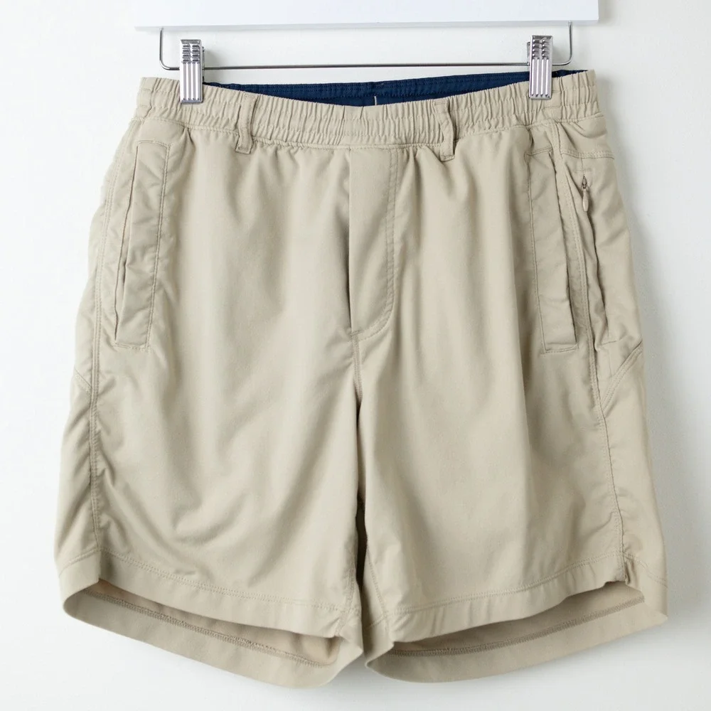 Birddogs Khaki Shorts with Navy Waistband