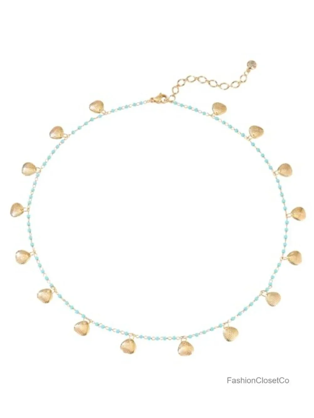 Gold Plated Boho Choker Necklace Adjustable 14K Layering