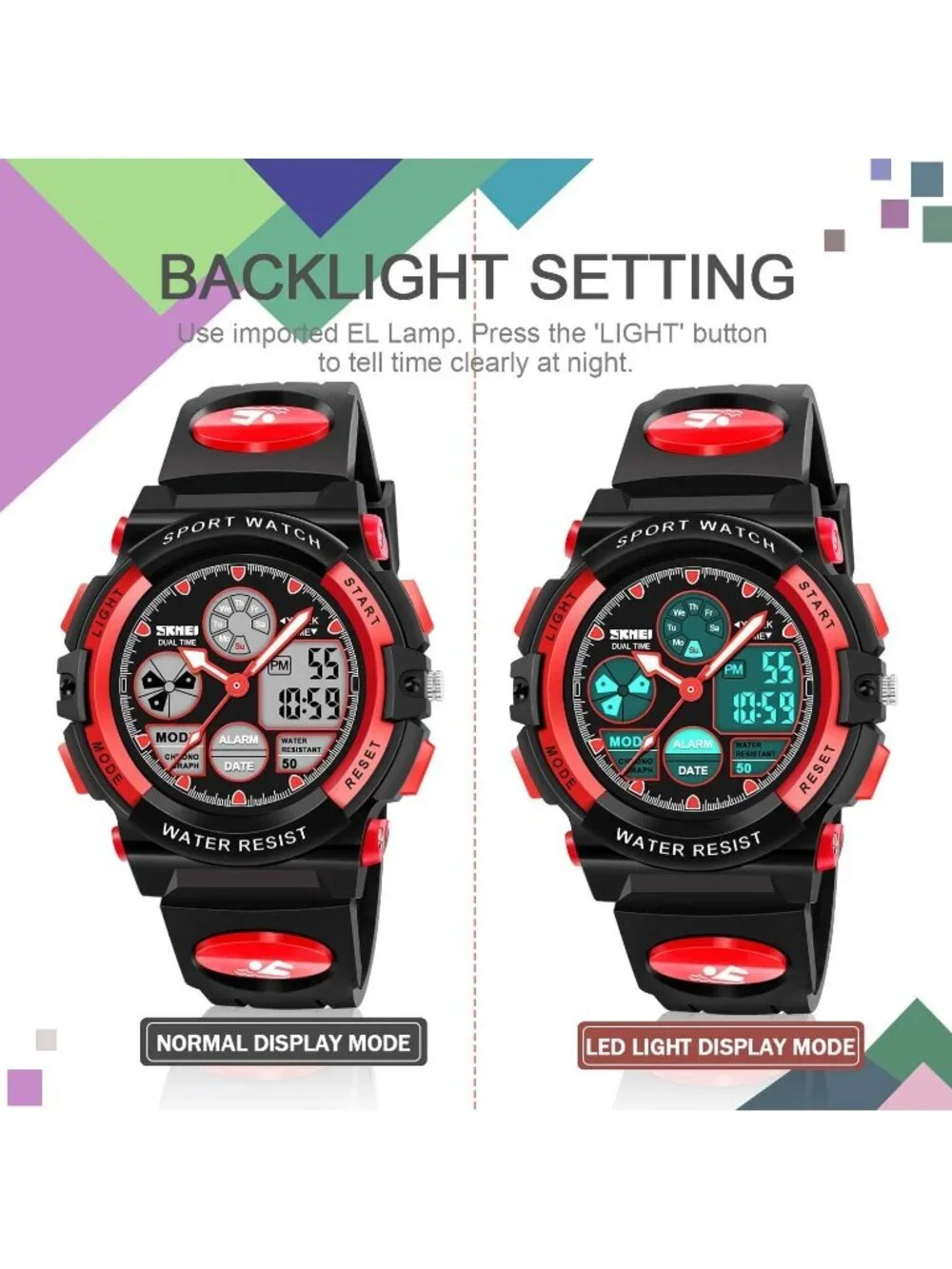 N/A led which wearing
