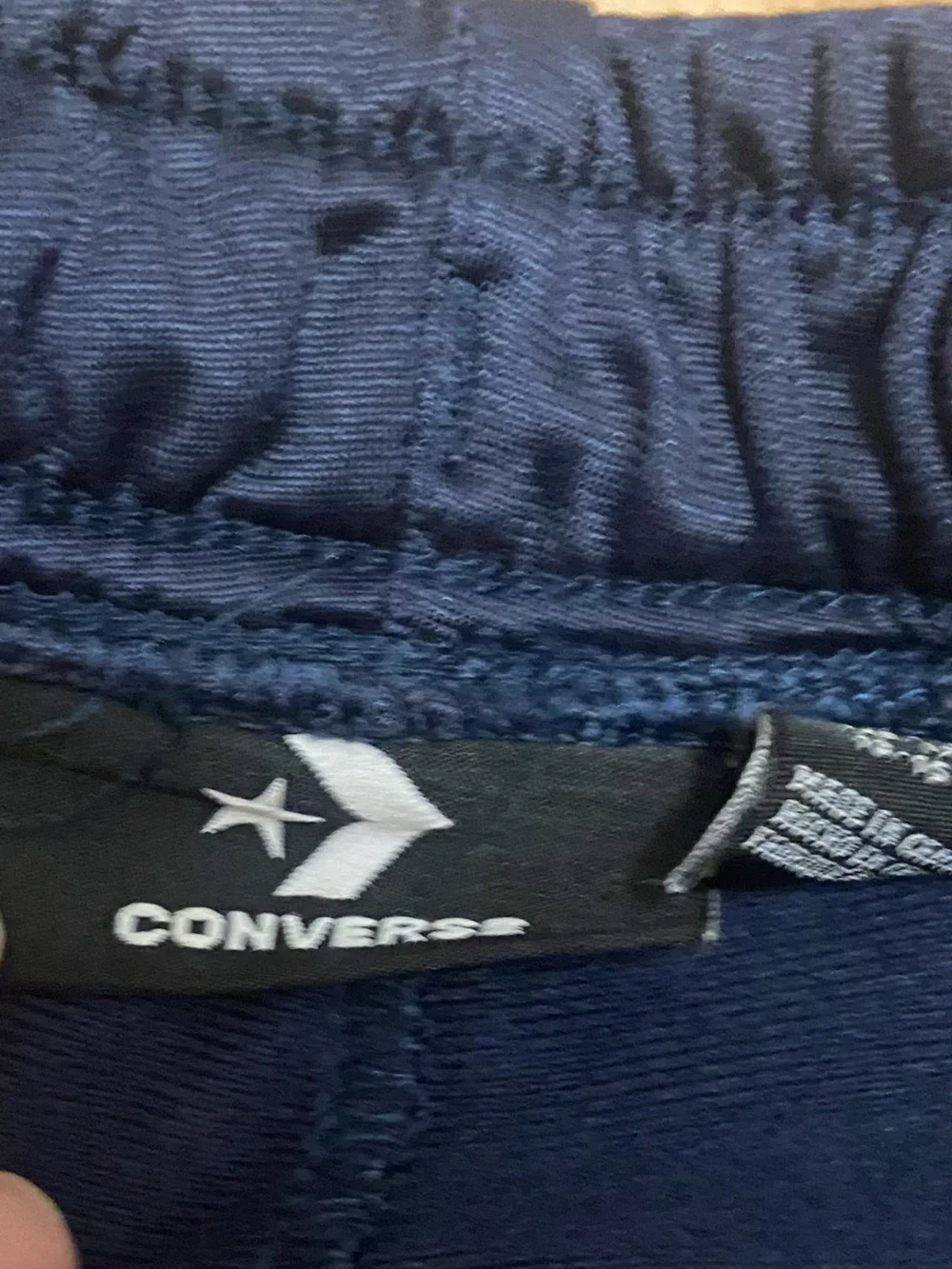 Converse navy joggers