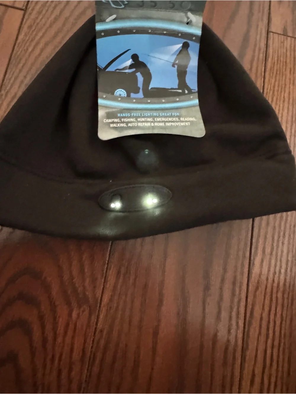 3550 Black LED Beanie Hat