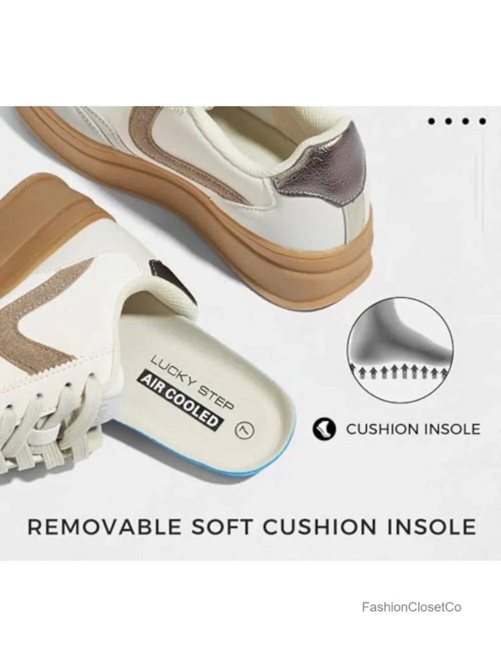 Women's Platform Fashion Sneakers Faux PU Leather Suede Retro Chunky Casual
