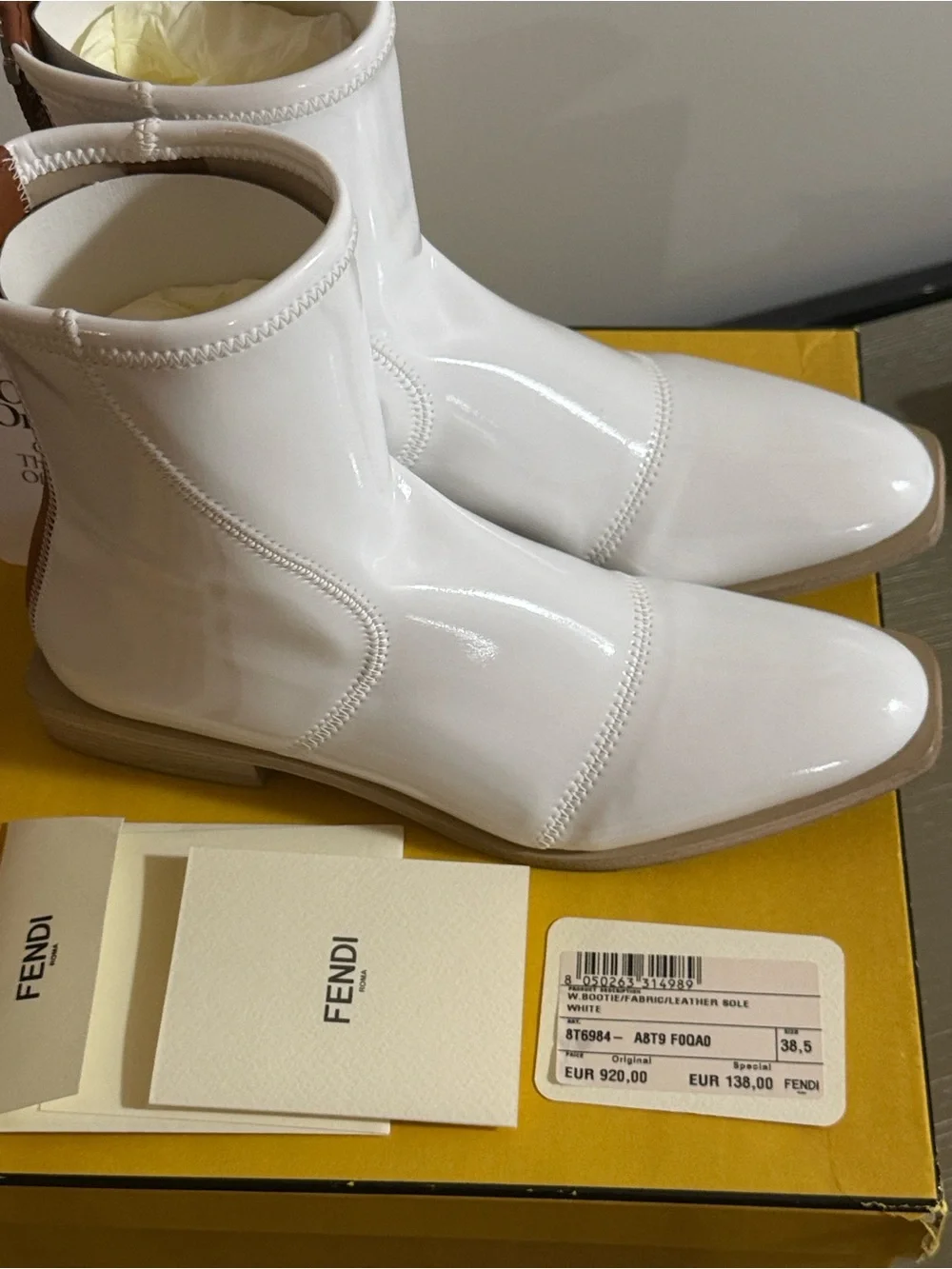 Fendi polished patent