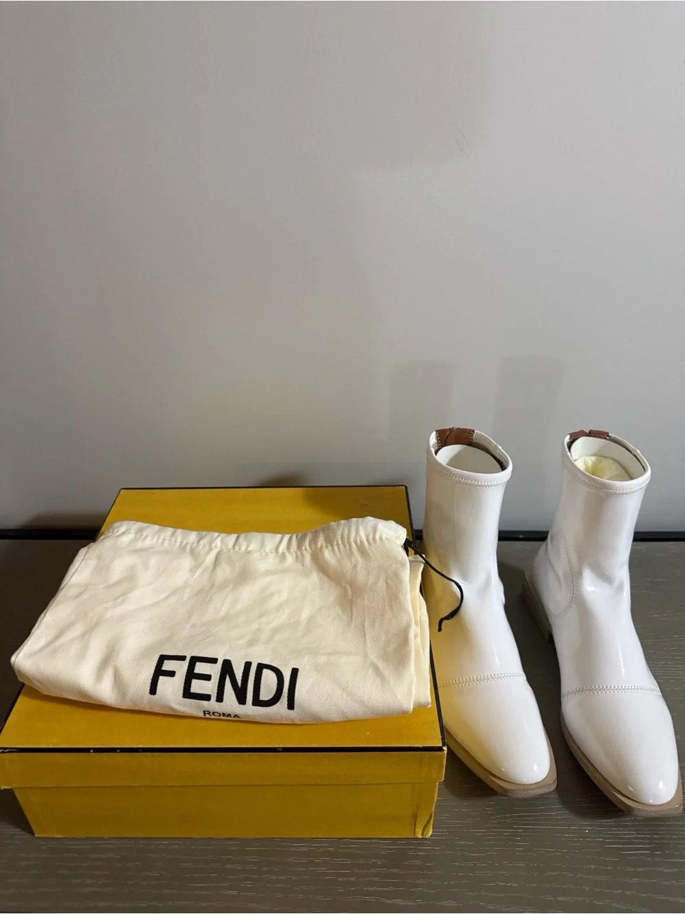 Fendi polished patent