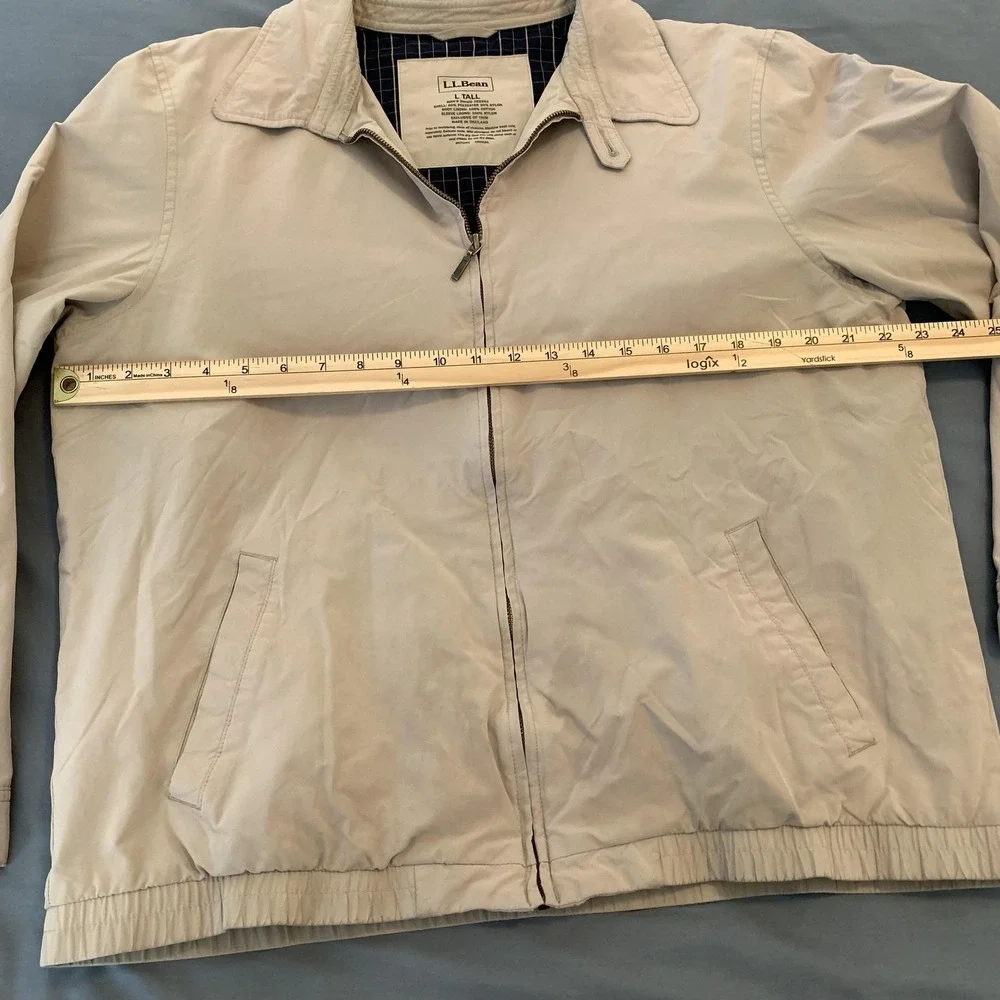 L.L. Bean lining tab