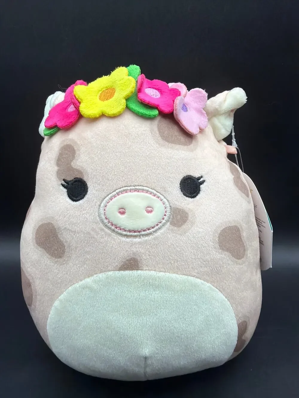 Squishmallows Aquitaine Pig with Flower Crown 8