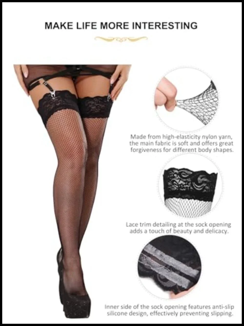 N/A lace garter