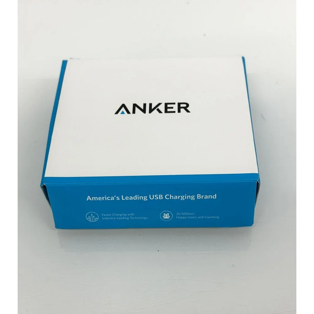 Anker Elite A2025 4 Ports 24W Wall Charger Black USB Rapid Charging Folding Plug