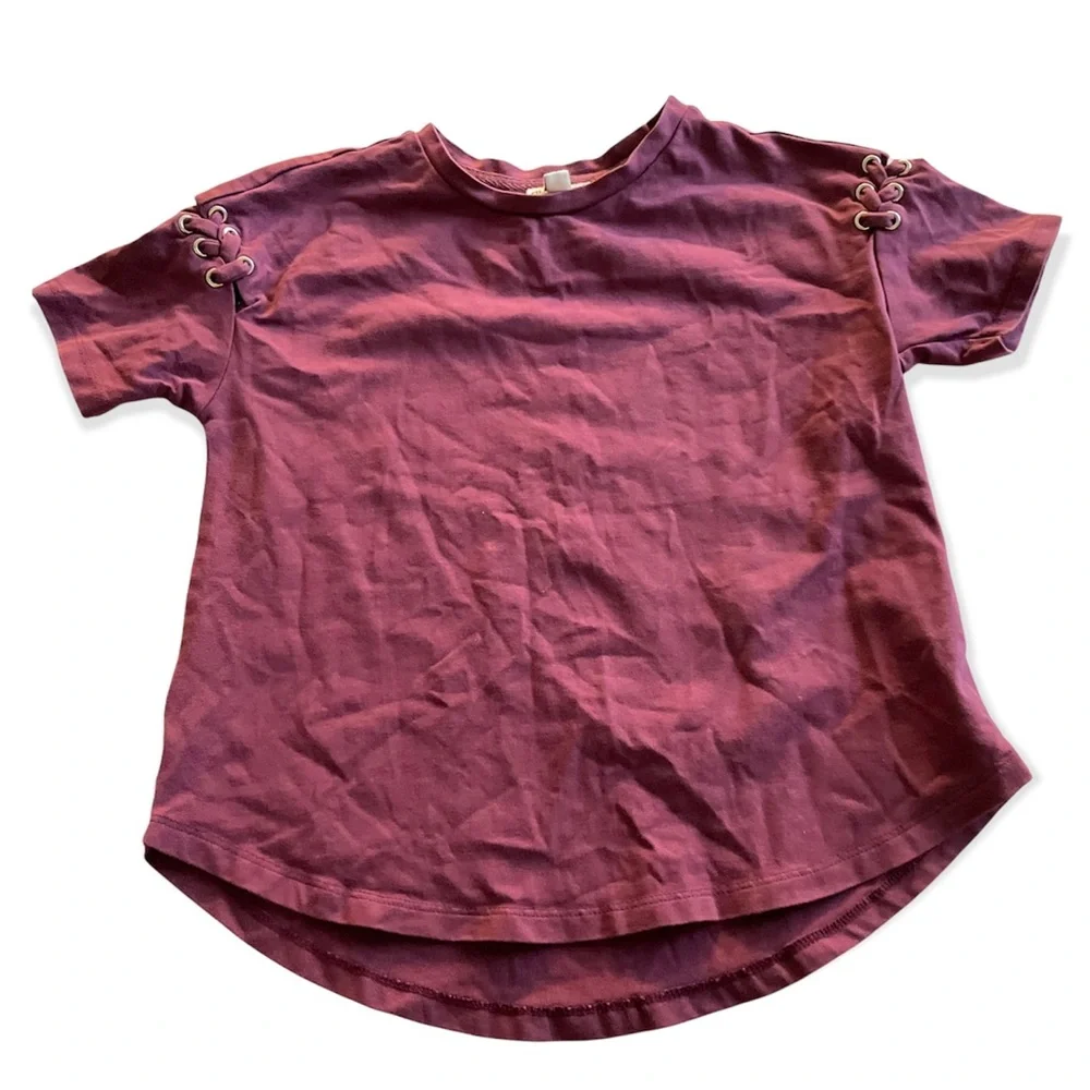 Art & Eden lace up tee