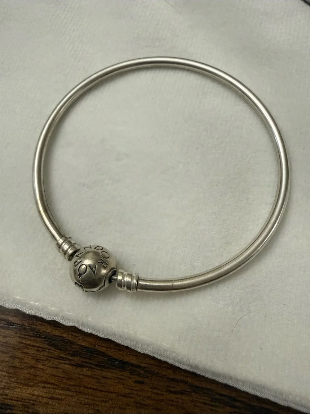 Pandora polished bangle