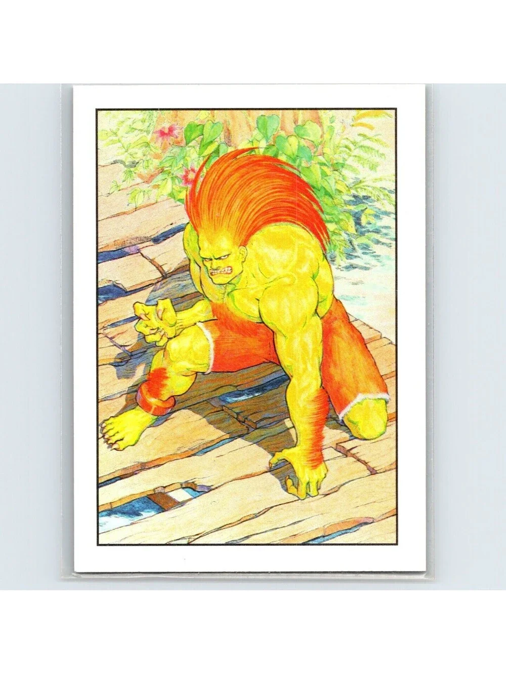 1993 Topps Street Fighter II Rolling attack #70
