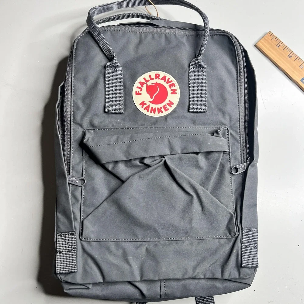 Fjallraven Kanken Laptop 13 Backpack Super Grey 27171 Padded Straps NWT