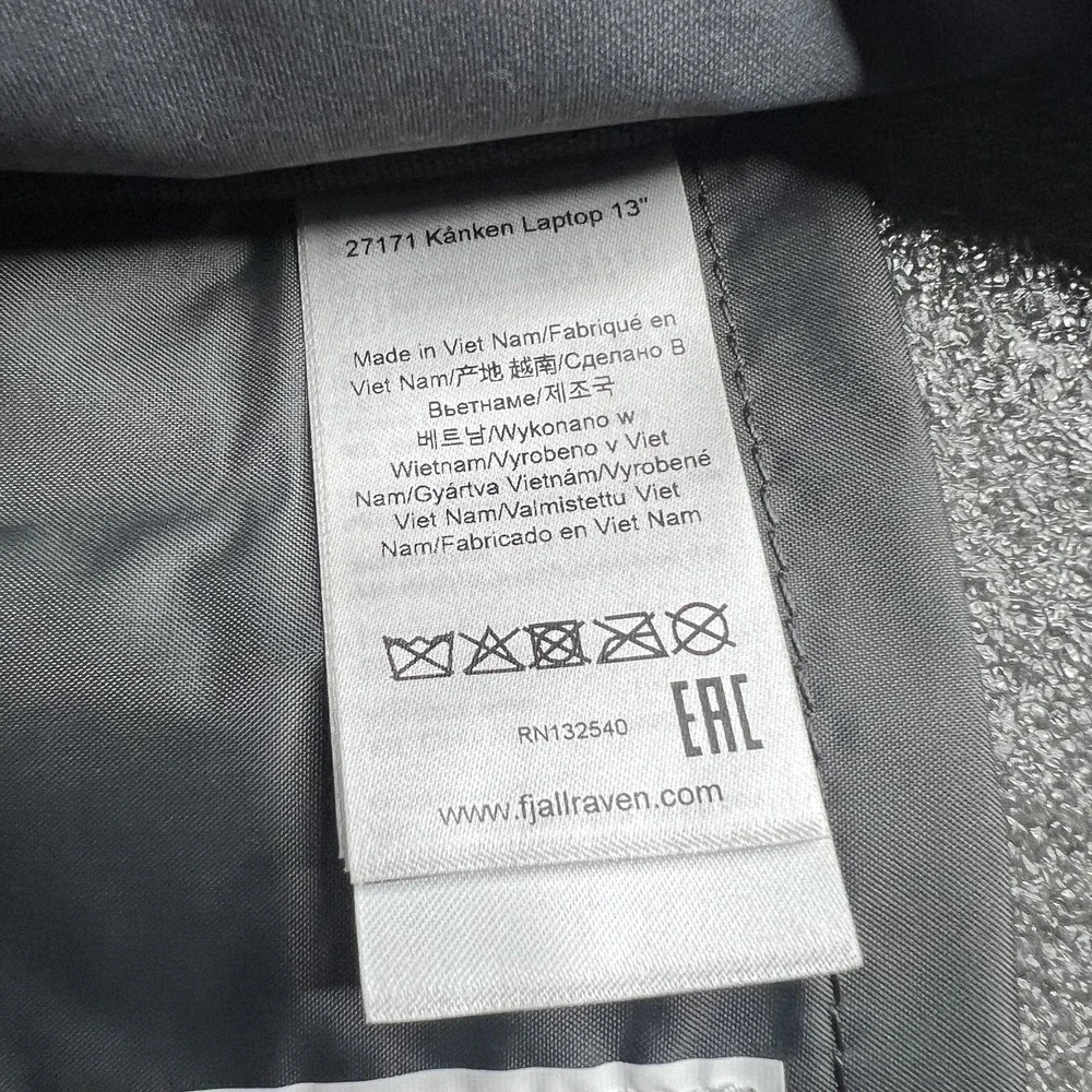 Fjallraven kanken laptop