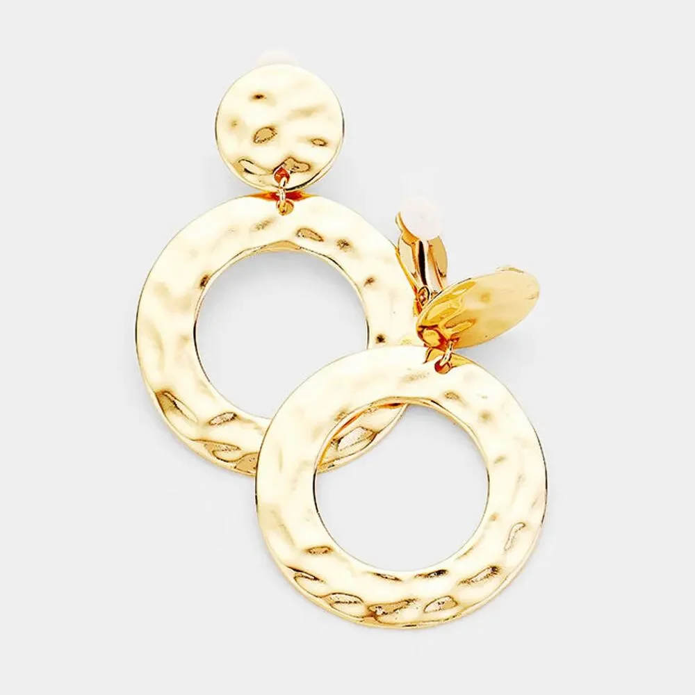 Hip and Cool Clip on Earrings Two elevate your